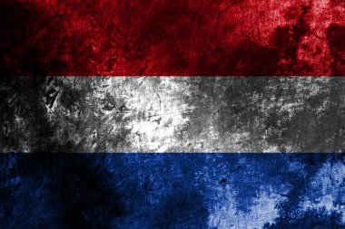 Eski Hollanda grunge arka plan bayrak