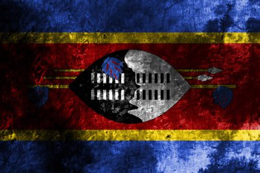 Eski Svaziland grunge arka plan bayrak