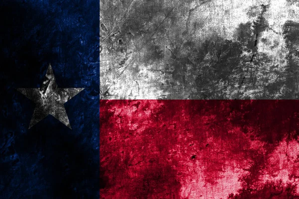 Texas Grunge Vlag Verenigde Staten — Stockfoto