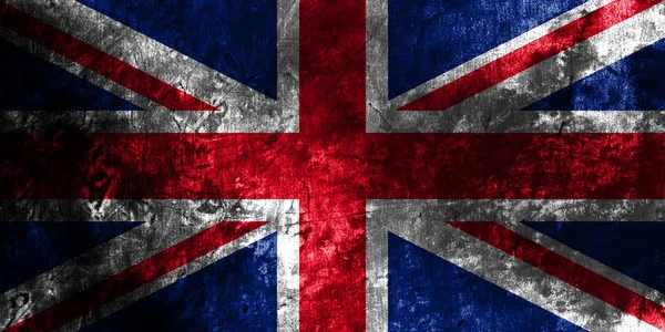 Régi Egyesült Királyság Grunge Háttér Zászló — Stock Fotó