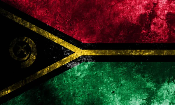 Oude Vanuatu Grunge Achtergrond Vlag — Stockfoto