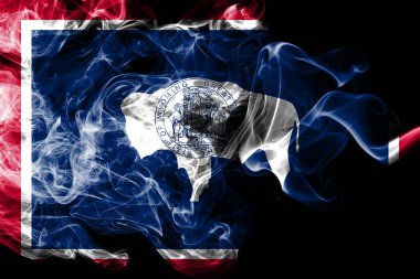 Wyoming eyaleti duman bayrağı, Amerika Birleşik Devletleri