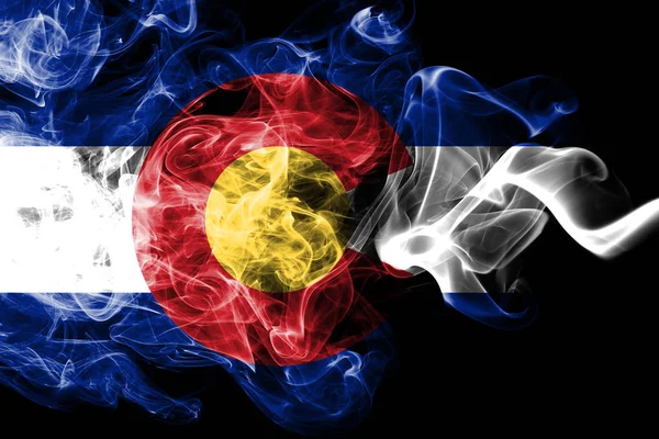 Colorado state smoke flag, Stati Uniti d'America — Foto Stock