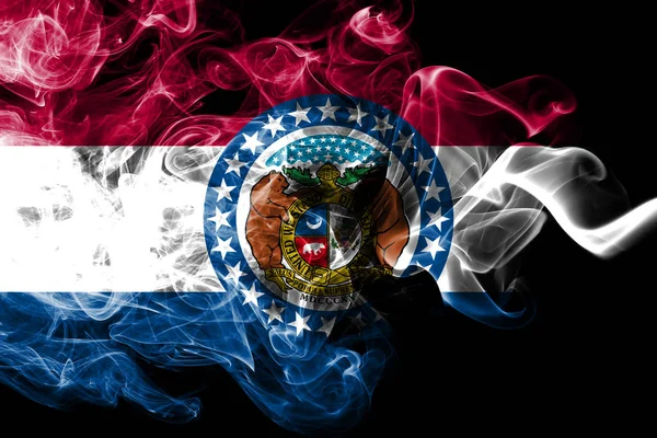 Bandera de humo del estado de Missouri, Estados Unidos de América —  Fotos de Stock