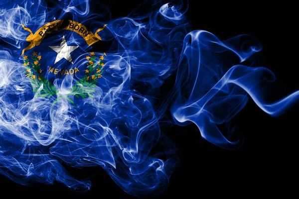 Bandera de humo del estado de Nevada, Estados Unidos de América —  Fotos de Stock