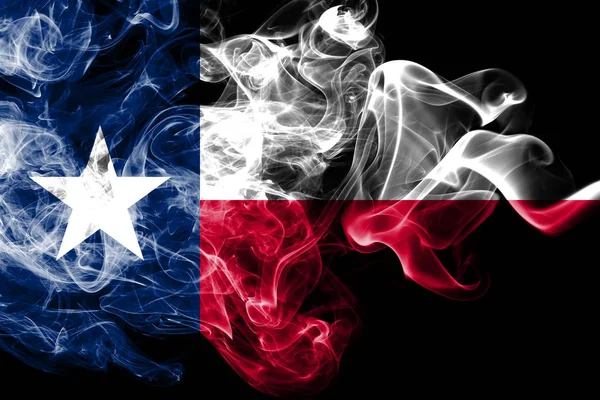 Texas state smoke flag, United States Of America — Stock Photo, Image