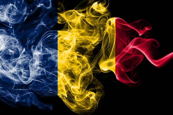 Csád füst zászló — Stock Fotó