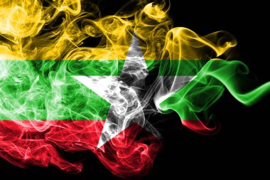 Duman Myanmar bayrağı