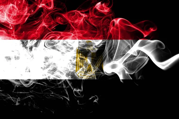 Vlag van Egypte rook — Stockfoto