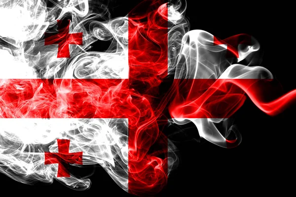 Bandera de humo Georgia — Foto de Stock