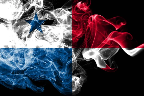 Panama füst zászló — Stock Fotó