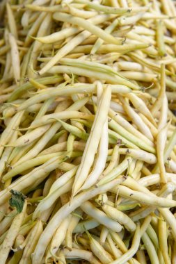 Sarı balmumu fasulye ek arka plan.