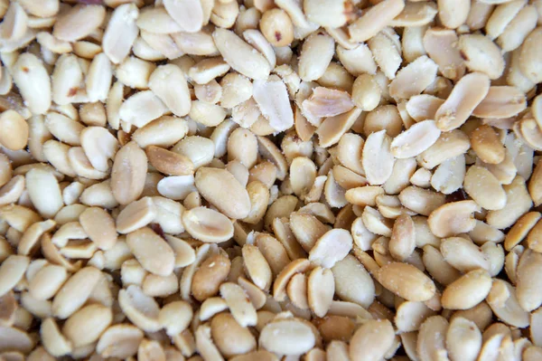Gesalzene Erdnüsse Hintergrund, geröstete gesalzene Erdnüsse — Stockfoto