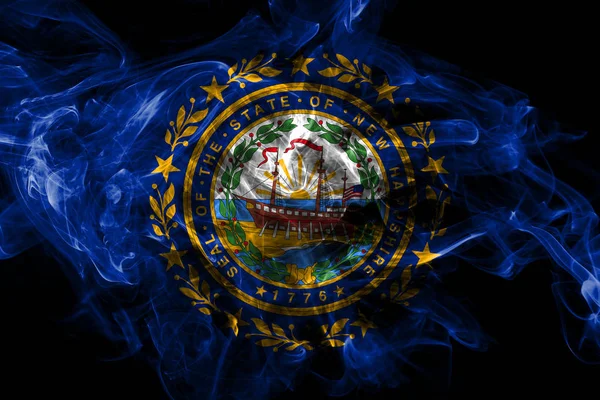 New Hampshire state smoke flag, Estados Unidos da América — Fotografia de Stock