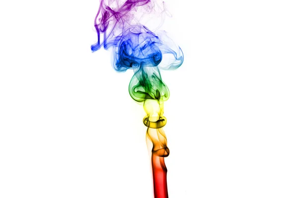 Abstrato onda de fumaça, fundo místico colorido — Fotografia de Stock