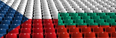 Çek Cumhuriyeti, Bulgaristan stadyum koltuk konsepti. Avrupa futbol yeterlilik oyunları