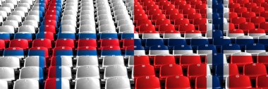 Faroe Adaları, Norveç, Norveç, flip stadyum koltuk kavramı. Avrupa futbol yeterlilik oyunları