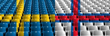 İsveç, İsveç, Faroe Adaları stadyum koltuk kavramı. Avrupa futbol yeterlilik oyunları