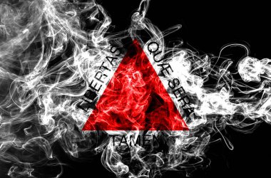 Minas Gerais sigara flama bayrağı, Güney Brezilya 'nın kuzeyinde.