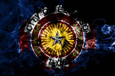 El Paso şehri sigara bayrağı, Teksas Eyaleti, Amerika Birleşik Devletleri