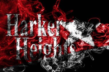 Harker Heights City duman bayrağı, Teksas Eyaleti, Amerika Birleşik Devletleri