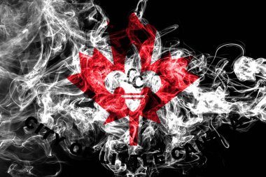 Little Canada City duman bayrağı, Minnesota Eyaleti, Amerika Birleşik Devletleri