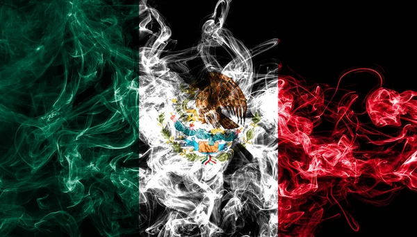 Mexiko Rök Flagga Nationell Flagga — Stockfoto