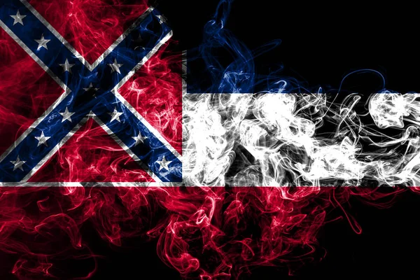 Mississippi State Smoke Flag Estados Unidos América — Fotografia de Stock
