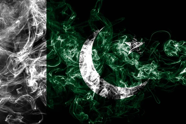 Пакистан Дым Флаг Национальный Флаг — стоковое фото