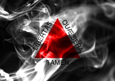 Minas Gerais sigara flama bayrağı, Güney Brezilya 'nın kuzeyinde.