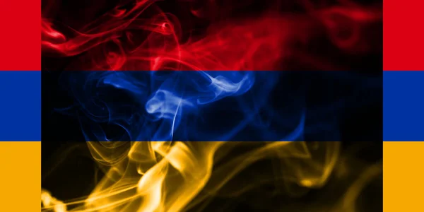 Armenia Smoke Flag National Flag Smoke — Stock Photo, Image