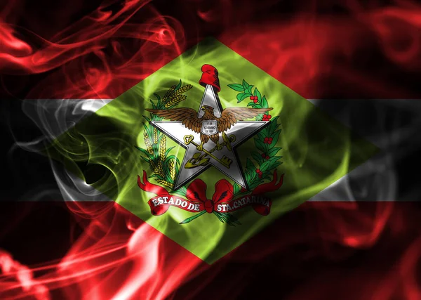 Santa Catarina Füst Zászló Dél Brazília Állam — Stock Fotó
