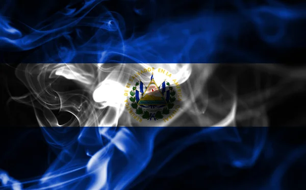 Salvador Smoke Flag — Stock Photo, Image