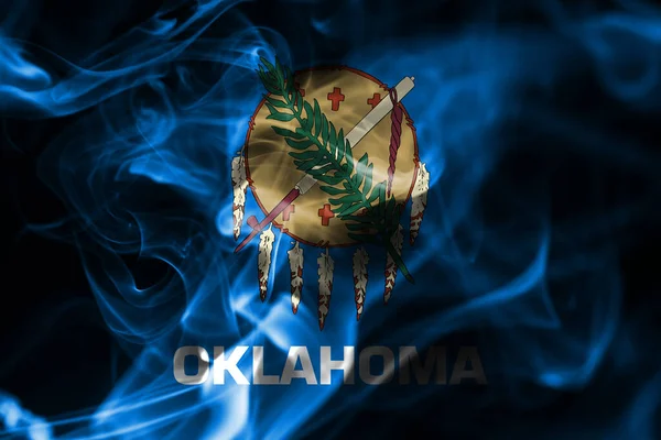 Oklahoma state smoke flag, United States Of America
