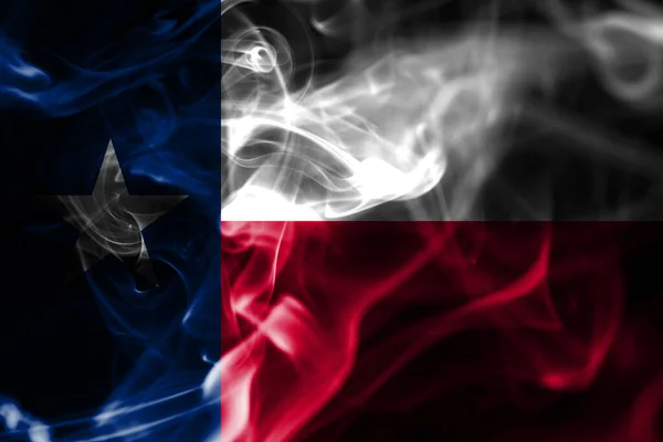 Texas State Smoke Flag Estados Unidos América — Fotografia de Stock