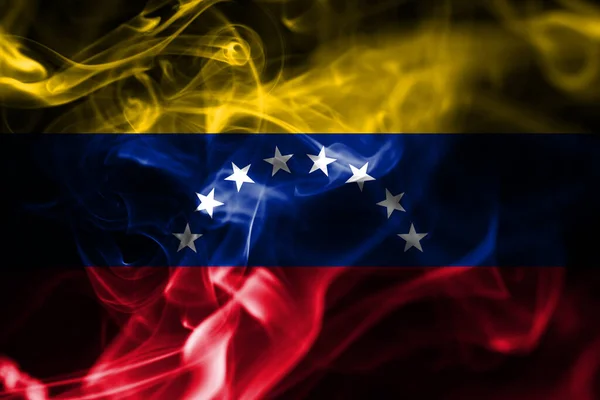 Венесуела Випалює Національний Прапор — стокове фото