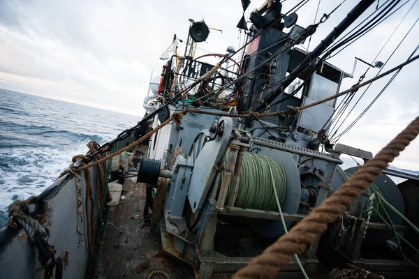 Vissersvaartuig Gaat Naar Het Visserijgebied Japanse Zee — Stockfoto