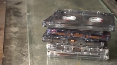 Eski stil retro kasetleri