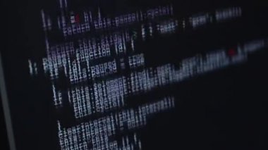 Ekran üzerinde kod programlama kaydırma hızlı
