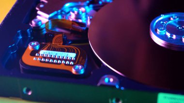 Fotoğraf görünümünü yakın Hdd depolama içinde