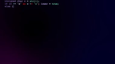 Bilgisayar siyah ekran terminalinde çalışan bir hacker kodu.