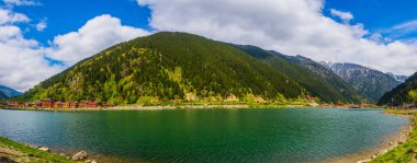 Bir turistik yer Türk şehrinin Trabzon Uzungöl güzel manzara