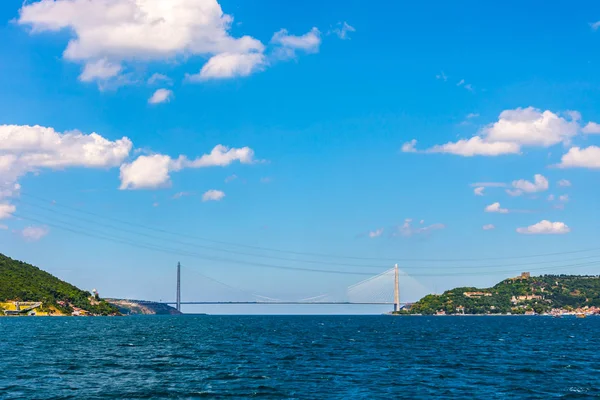 Puente Yavuz Sultan Selim Tercer Puente Sobre Bósforo Mar Negro — Foto de Stock