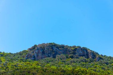Üst şehrin Bodrum, Türkiye'nin küçük adanın