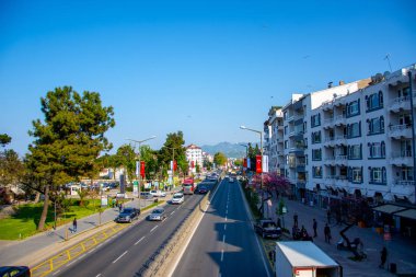 Türkiye 'de ordu kentinin şehir manzarası, 19 Nisan 2018