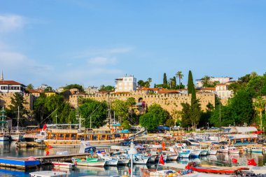 Türkiye 'de Antalya kentinde güzel deniz, 11 Mayıs 2018