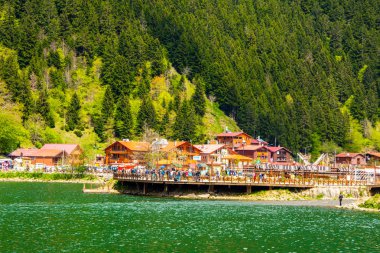 Trabzon kentinde Uzungöl 'in muhteşem manzarası, 22 Nisan 2018 