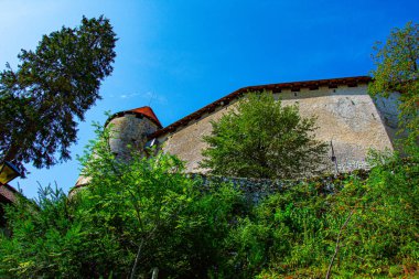 Slovenya 'daki Bıçak Gölü' ndeki Kale