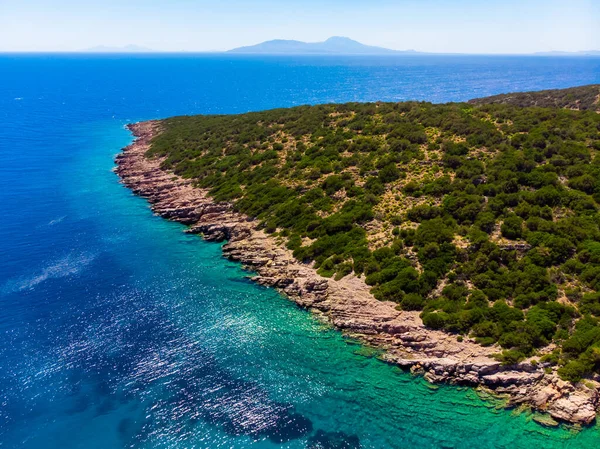 Vista aérea al mar Egeo en Bodrum — Foto de Stock