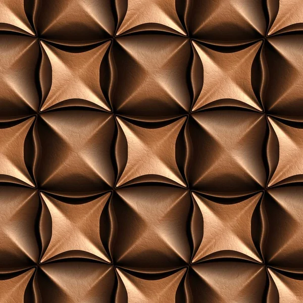 Seamless Tileable Decorative Leather Background Pattern — Stock Photo, Image